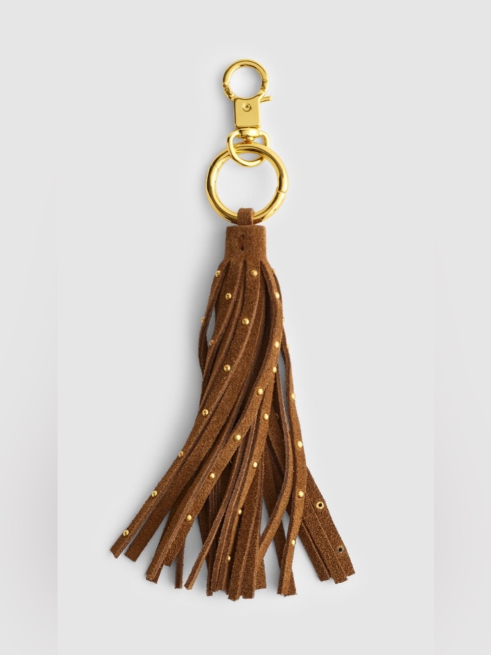 NWT MADEWELL Studded Tassel Bag Charm